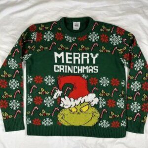 The Grinch‎ Dr.Seuss Merry Grinchmas Christmas Sweater Size Medium